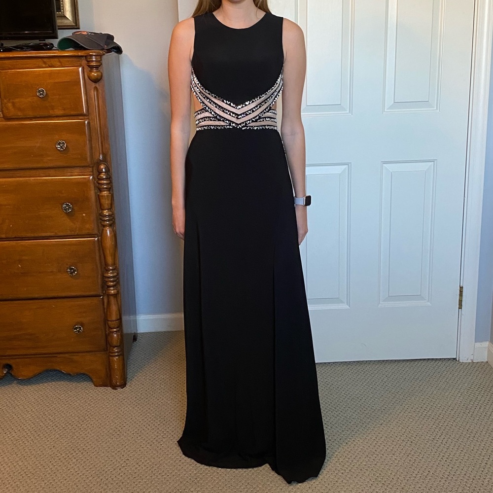 Blonde Nights by Stacy Sklar Black Formal Dress. Size 3